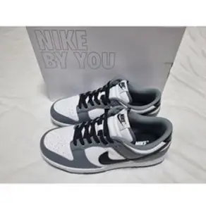 [정품 해외배송] 나이키 덩크 로우 레트로 스모크 그레이 블랙스우시 디올맛 바이유 커스텀