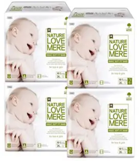 네이쳐러브메레 매직 소프트 핏 밴드형 기저귀 신생아 소형(3~6kg), 소형, 104매