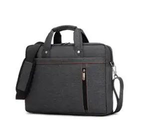 윰플 네모도톰숄더 노트북 서류 가방, 블랙