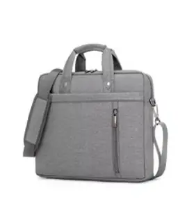 윰플 네모도톰숄더 노트북 서류 가방, 그레이