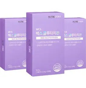뉴트리코어 WCS 맥스 글루타치온, 9.05g, 3개