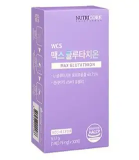 뉴트리코어 맥스 글루타치온, 319mg, 1매