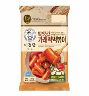 [엄마맛집]미정당 방앗간 가래떡 떡볶이 CJ 가을식재료 간편식 캠핑 자취생 간단식사 맛있는한끼 야식 간단요리 맛있는간식 400g 1세트, 2세트