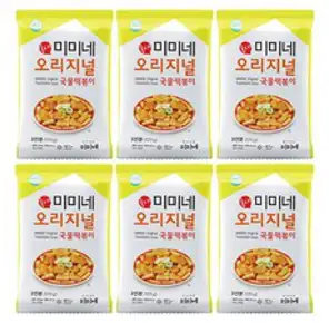 [미미네] 오리지널 국물떡볶이 570g x 6봉 (총18인분), 6개
