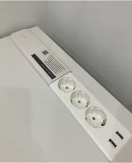 데스커 투명 책상매트1200 1400 콘센트 빌트인 전품목, 데스커1400콘센트형 책상매트