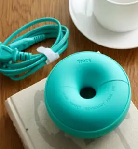 도넛 멀티탭 여행용 테이블 휴대폰 USB 충전 콘센트 다용도 정리 라운드 귀염뽀짝 디자인 멀티탭 정리함, B