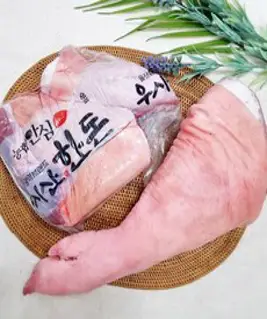 [당일출고] 육식맨 한돈 돼지고기 족발 생족발 돼지족 전족 후족 장족 우시산한돈 더예쁜한우, 한돈 앞다리장족 2분할컷팅