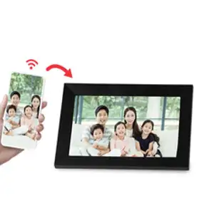 유니콘 LTD-1000TW 와이파이 터치 스마트 디지털액자 동영상 원격전송 무선업로드 자동회전가능, 본상품선택