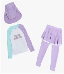 로엠걸즈 치랭세트 래쉬가드 RGAR2342C