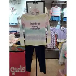 로엠걸즈 DP01 물나염레쉬가든레깅스세트 RGAR22F1C