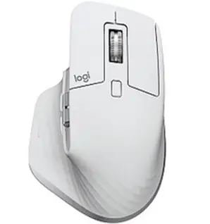 로지텍 MX Master 3S FOR MAC 무선 마우스 MR0077, 페일 그레이