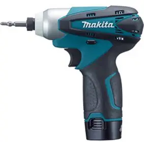 마끼다 충전 무선 임팩트 드라이버 10.8V + 배터리 2p + 충전기 세트 TD090DWE, 1세트