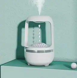 큐디스 무중력 물멍 미니 가습기