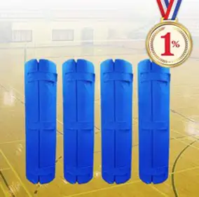 배구 지주보호대 배구용품 배구기둥커버 2단분리형 4개1세트 낱개구매 원터치 벨크로 접착 구조 선수보호