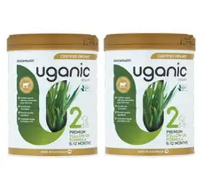 Uganic 유가닉 2단계 분유 (6-12개월) 800g 2개