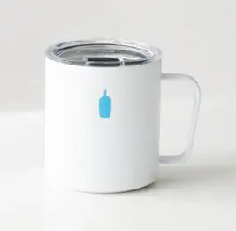 EISEN 무배 블루보틀 화이트 트래블 머그컵 350ml, 흰색