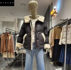 시슬리 컬러 배색 패딩 점퍼 SAPDG3261