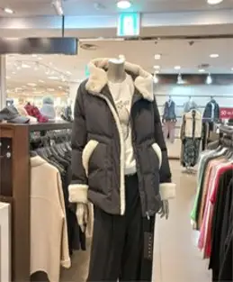 시슬리 NC13 시슬리컬러배색구스다운패딩 . Sapdg3261