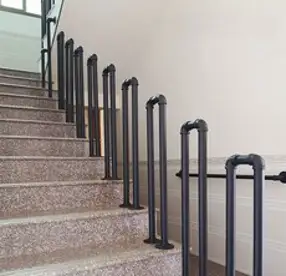 철 계단 난간 실내 안전바 손잡이 핸드레일 발코니 복층 다락방, 스타일 2/m