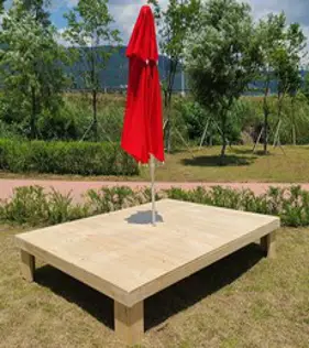 [이베스타] 야외평상/틈새없는평상/원목마루/대중소, 3x6자 900mm도색
