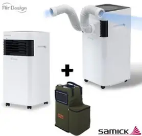 신일 실외기없는 산업용 미니 이동식에어컨 2구 주방 업소용 SMA-M6100DE2, SMA-M6100DE