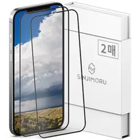 신지모루 풀커버 하이브리드 강화유리 휴대폰 액정보호필름, 2매