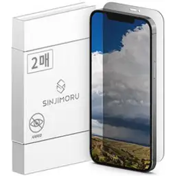 신지모루 사생활 보호 9H 마이크로 루버 코팅 프라이버시 휴대폰 강화유리 액정 보호필름 2p, 1개