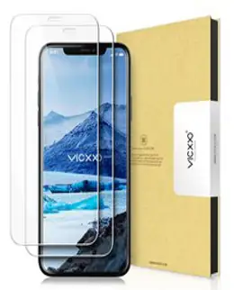 빅쏘 2.5C 아이폰 강화유리 휴대폰 액정보호필름 2매, 1세트