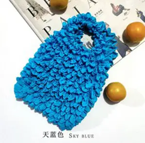 시보리 백 버블 주름 백 환경보호, H