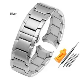 슈럭스 [국내 당일출고/ 무료배송] 프리미엄 클래식 고급 디버클형 메탈시계줄 (16-24mm) + 공구 증정