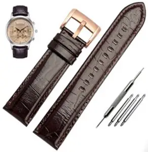 아르마니 호환 시계줄 솔리드 스테인레스 스틸 시계 밴드 패션 트렌드 스트랩 액세서리 블랙 AR24