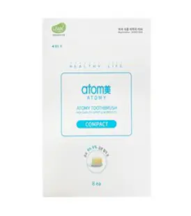 애터미 콤팩트 칫솔 랜덤발송, 8개입, 2세트