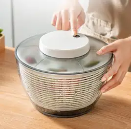 돌아라 다기능 전기 야채 탈수기 대용량 자동 충전식 채소 탈수기