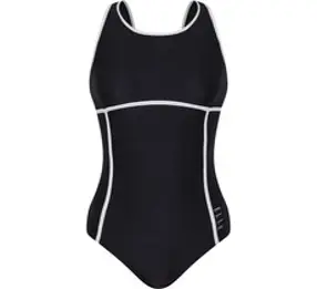 엘르 프린세스 라인 U백 원피스 수영복 E3NLILO56