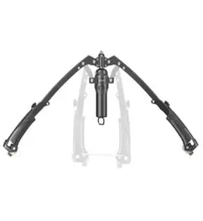 Mainwork 가슴 완력기 유압식 10-200KG 무게조절, 블랙