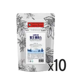 바리스타퀸 눈꽃빙수 밀크베이스 1kg 빙수재료, 10개