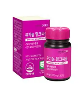 뉴트리코어 유기농 밀크씨슬, 30정, 1개