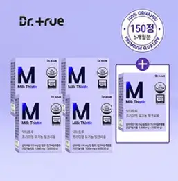 내츄럴플러스 유기농 프리미엄 밀크씨슬, 30정, 5개