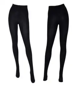 [쿠팡수입] 레노마 여성용 겨울 기모 레깅스 여자 타이즈 유발 2p