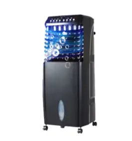 비커 이동식 에어쿨러 냉풍기 냉방기 원룸 가정용 사무실 업소용 캠핑용 얼음선풍기, 블랙, VO-130RT