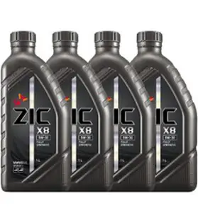 SK엔무브 지크 X8 엔진오일, 4개, 5w30, 1L
