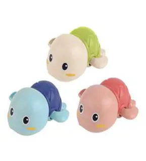 해피플레이 헤엄치는 파닥파닥 거북이 목욕놀이완구 3종 세트, 레드, 그린, 블루