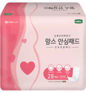 디펜드 산모용 맘스 안심 패드 일자형, 28개입, 1팩