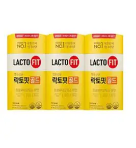 [종근당건강] 락토핏 골드 3통(150포), 100g, 3개