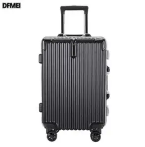 DFMEI 스타일리쉬 알루미늄 프레임 20인치 24인치 무음 기내용 캐리어 무음 편리한 캐리어 여행가방 짐칸