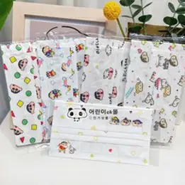 짱구는 못말려 성인 일회용 캐릭터 대형 커플 마스크 30개 50개 개별포장 3중필터 덴탈 위생적, 짱구파자마, 50매