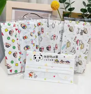 짱구는 못말려 성인 일회용 캐릭터 대형 커플 마스크 30개 50개 개별포장 3중필터 덴탈 위생적, 짱구와 친구들, 30매