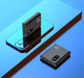 보조배터리 휴대용 대용량 20000mAh 보조베터리66w 슈퍼급속충전 모든 휴대폰에 적합, 블랙