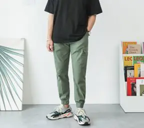 맨타임 TN 데일리 린넨 밴딩 카고 조거팬츠