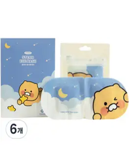 카카오프렌즈 스팀 온열 수면안대 춘식이, 10개입, 6개